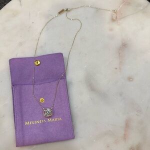 NEW Melinda Maria Hello Flawless Necklace
